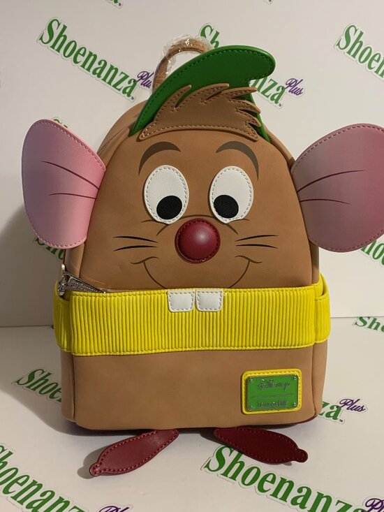 Loungefly Mini Backpack Disney Cinderella Gus Mouse Figural Faux Leather Bag main image 9